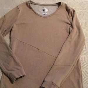 Gold sparkle Volcom sweater